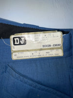 New Vintage Blue Dickson Jenkins Polyester Pants #2169 SS-45