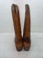 New Men’s Brown Dodge City Cowboy Boots. 134001 7 E. 1-70