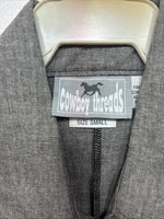 New Women’s Cowboy Threads Gray Sleeveless Button Up Size Small TT-46