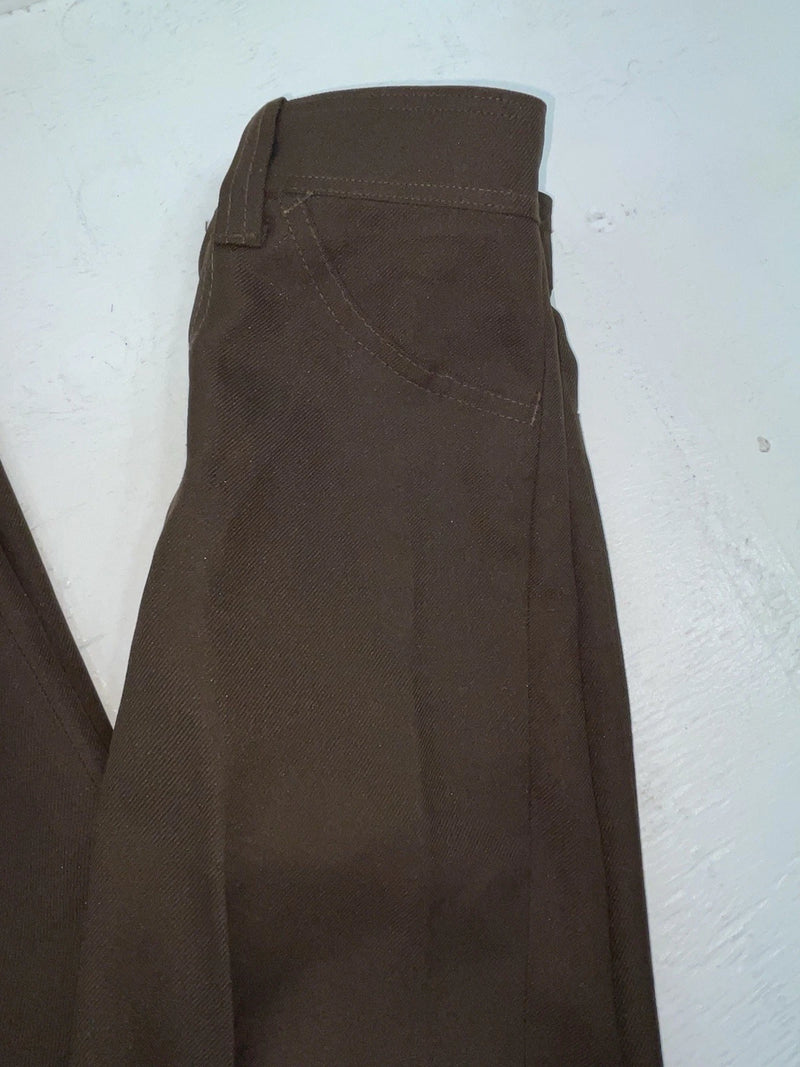 New Vintage Brown Dickson Jenkins Polyester Pants ZZ-74