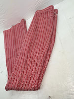 New But Age Red Checkered Panhandle Slim Polyester Pants #8042 VV-70