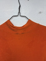 New Natural Born Winner Orange Sparkle Long Sleeve Shirt Petite TT-98