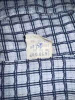 New Vintage Blue Checkered Polyester Pants #5450087 NN-153