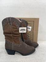 New Kids Brown Smoky Moutnain Cowboy Boots. 1122 C 12. 22-99