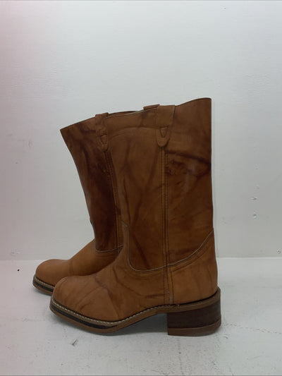 New Men’s Brown Texas Brand Cowboy Boots. M 63 10 D. 6-57