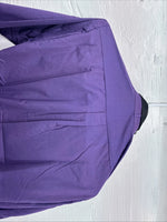 New Wayne Scott Dark Purple Long Sleeve Button Up English Shirt Small X-96