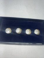 New Women’s Montana Silversmiths Gold/silver Button Covers-Filigree BN627 A-2