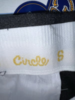 New Vintage Black Circle S Polyester Pants #CP4793 OO-100
