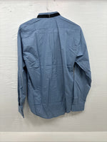 New Boys Wayne Scott Blue Long Sleeve Button Up Tux Medium F-99