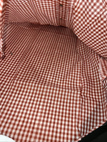 New Men’s Red Plaid Western Shirt Works Short Sleeve Button Up Shirt 15.5 M S-40