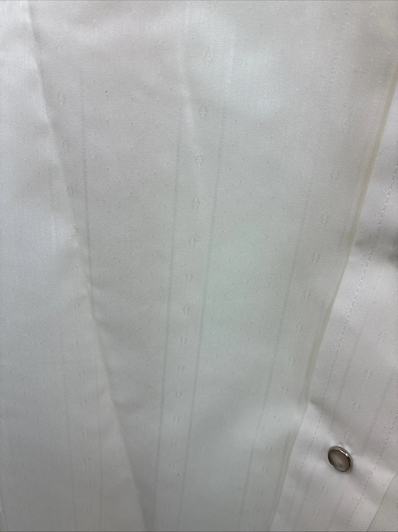 New Men’s Panhandle Slim Yellow Long Sleeve Strip Pearl Snap XL J-47