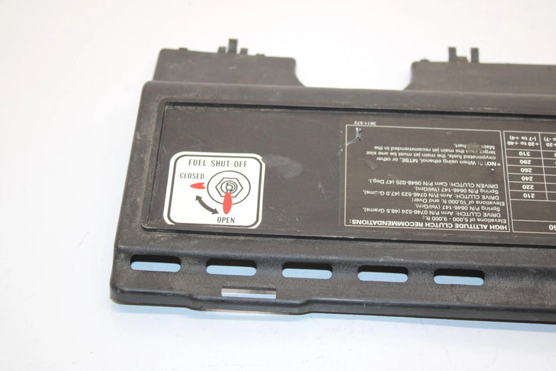 00 Arctic Cat Zl 550 Esr Oem Tool Tray Cover 1670-049 SA216