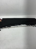 New Black Tough 1 Show Chaps With Fringe Adjustable Waist 43” Small N-42