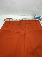 New Vintage Orange Panhandle Slim Polyester Pants #301 3A-65