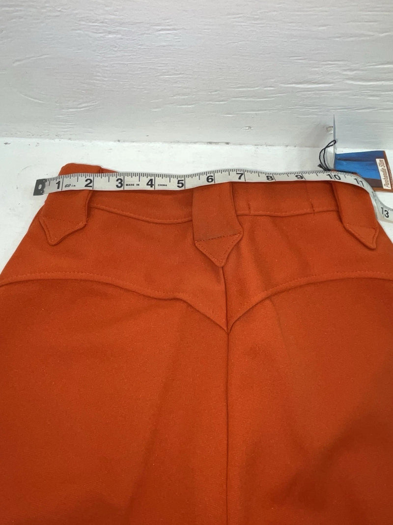 New Vintage Orange Panhandle Slim Polyester Pants #301 3A-65
