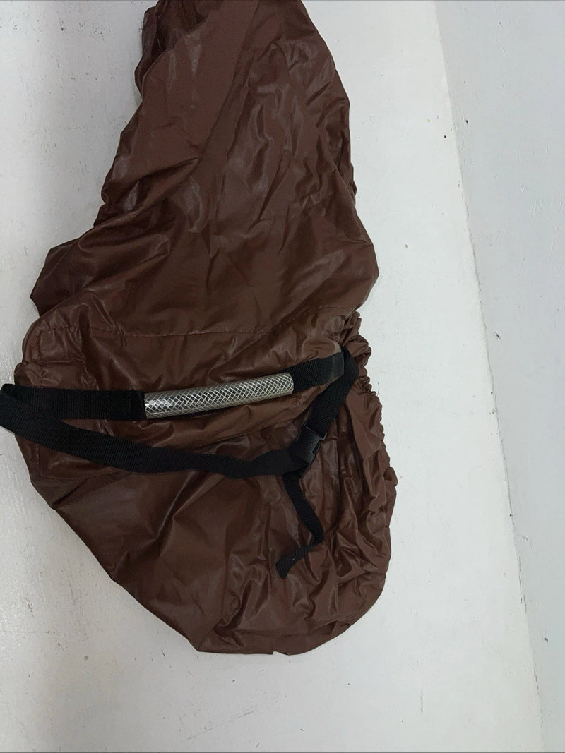 New Brown Vinyl English Saddle Cover With Handles #239976 M-503