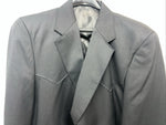 New Men’s Black Circle S Suit Coat 50L #CC1929 WW-60
