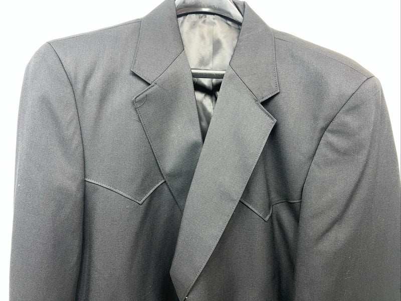 New Men’s Black Circle S Suit Coat 50L #CC1929 WW-60
