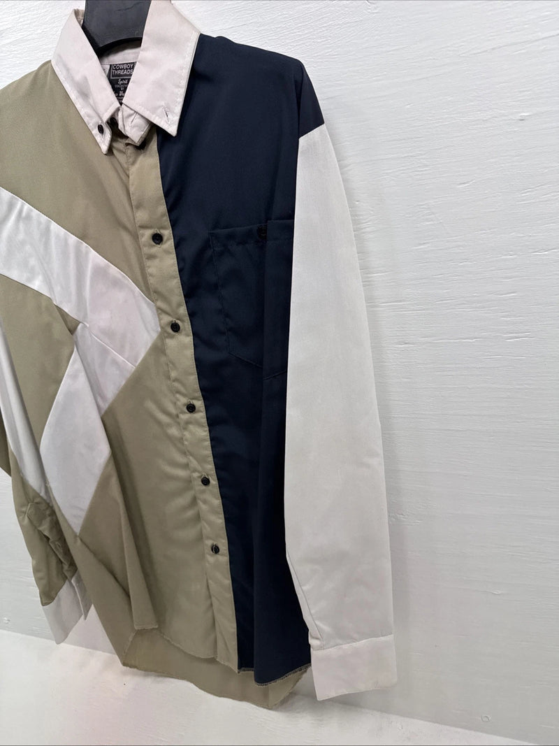 New Men’s Cowboy Threads multiple color long sleeve button up small B-67