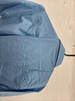 New Men’s ELY Cattleman Blue Short Sleeve Pearl Snap 16.5 Large AA-93