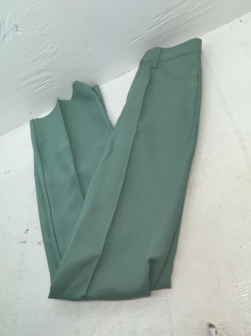 New Vintage Turquoise Dickson Jenkins Polyester Pants #581 VV-94 