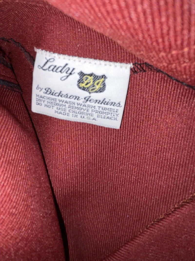 New Vintage Red Dickson Jenkins Polyester Pants #5512A 3A-90