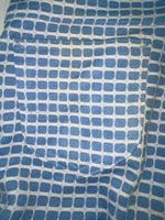 New Vintage Blue Checkered Lee Polyester Pants #2652644 VV-75