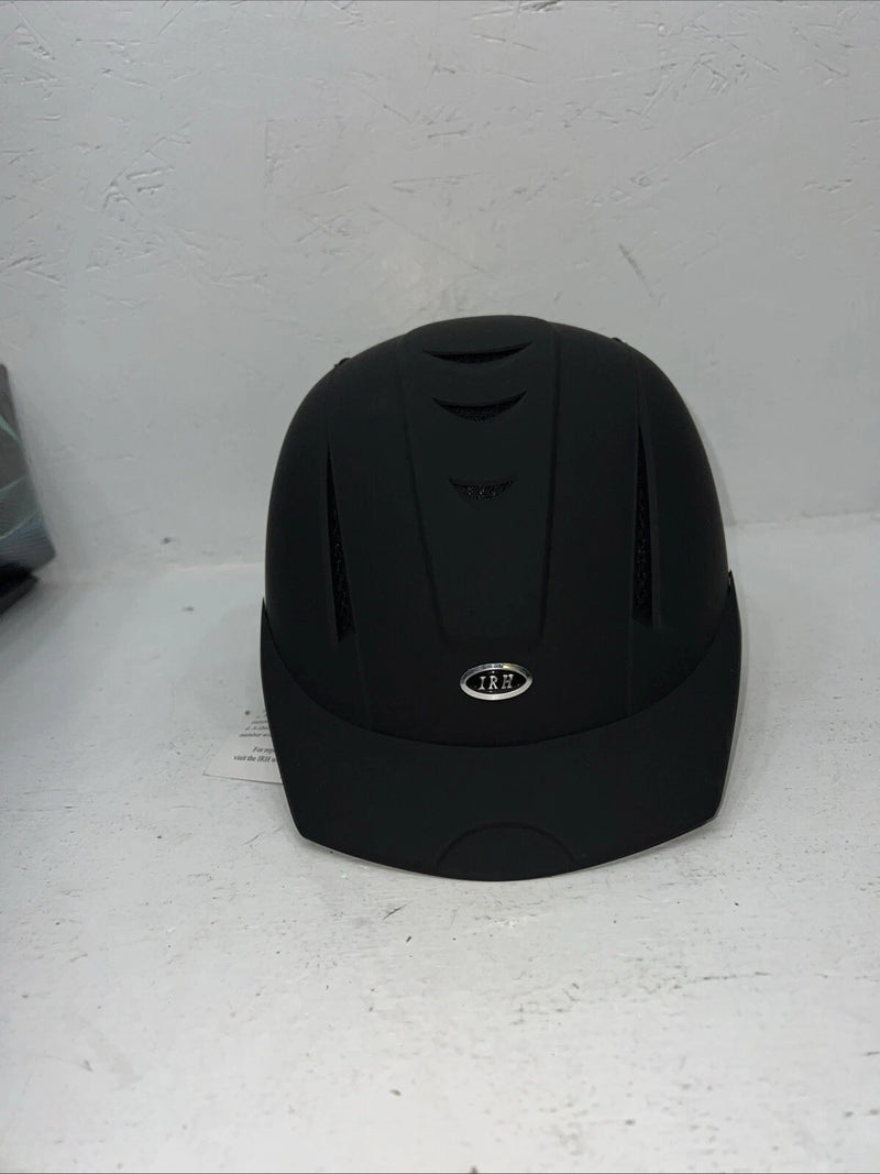 New Women’s Black IRH English Riding Helmet. Medium/Large. 12-101