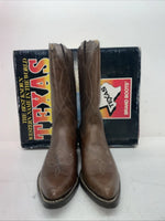 New Men’s Brown Texas Brand Cowboy Boots. 8011 10 E E. 6-53