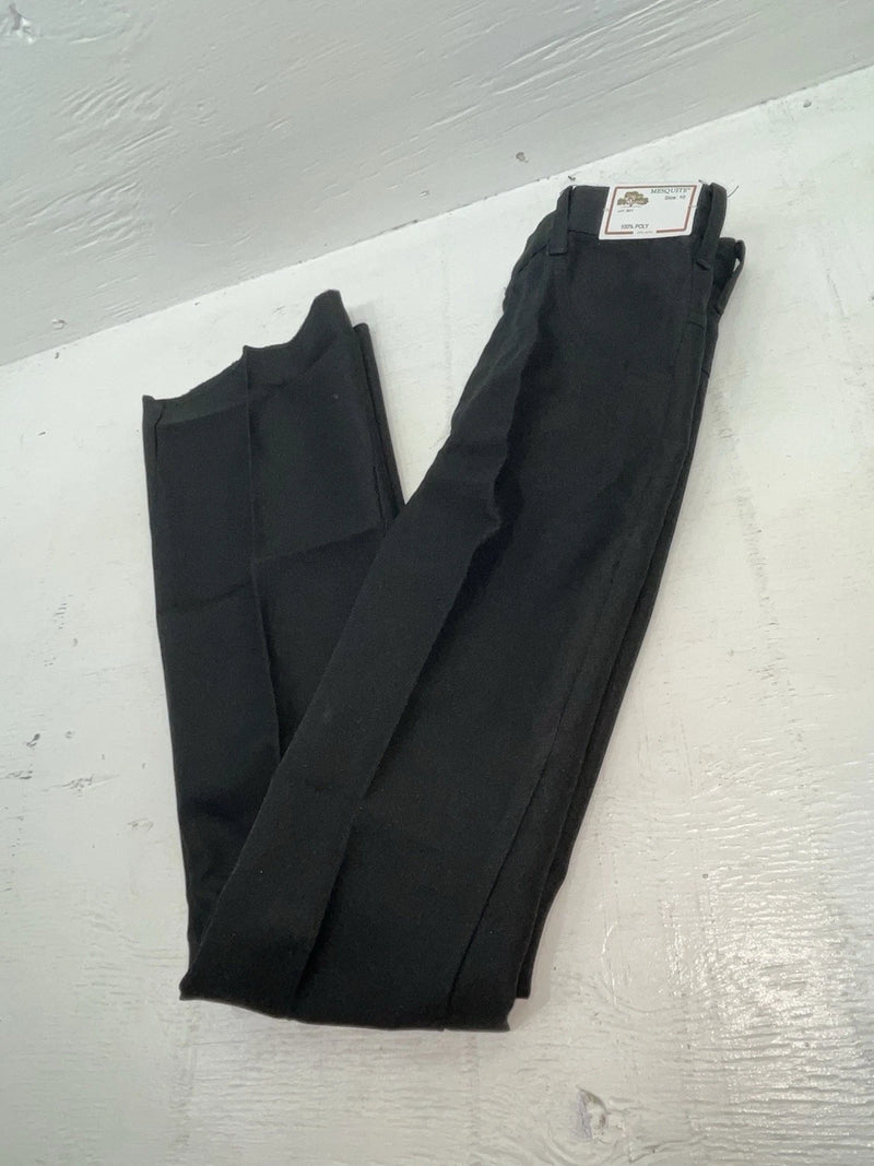  New Vintage Black Mesquite Polyester Pants #5911 3A-27