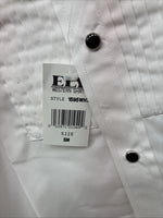New Kids ELY Tuxedo White Long Sleeve Button Up Size Small 6-8 YY-27
