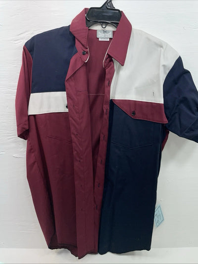 New Men’s Cowboy Threads Multiple Color Short Sleeve Button Up Medium B-100
