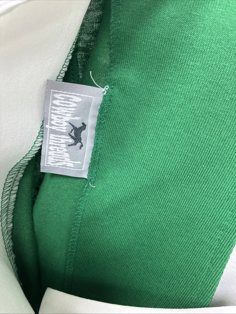New Women’s Cowboy Threads Green White Button Up Design Long Sleeve XL TT-96