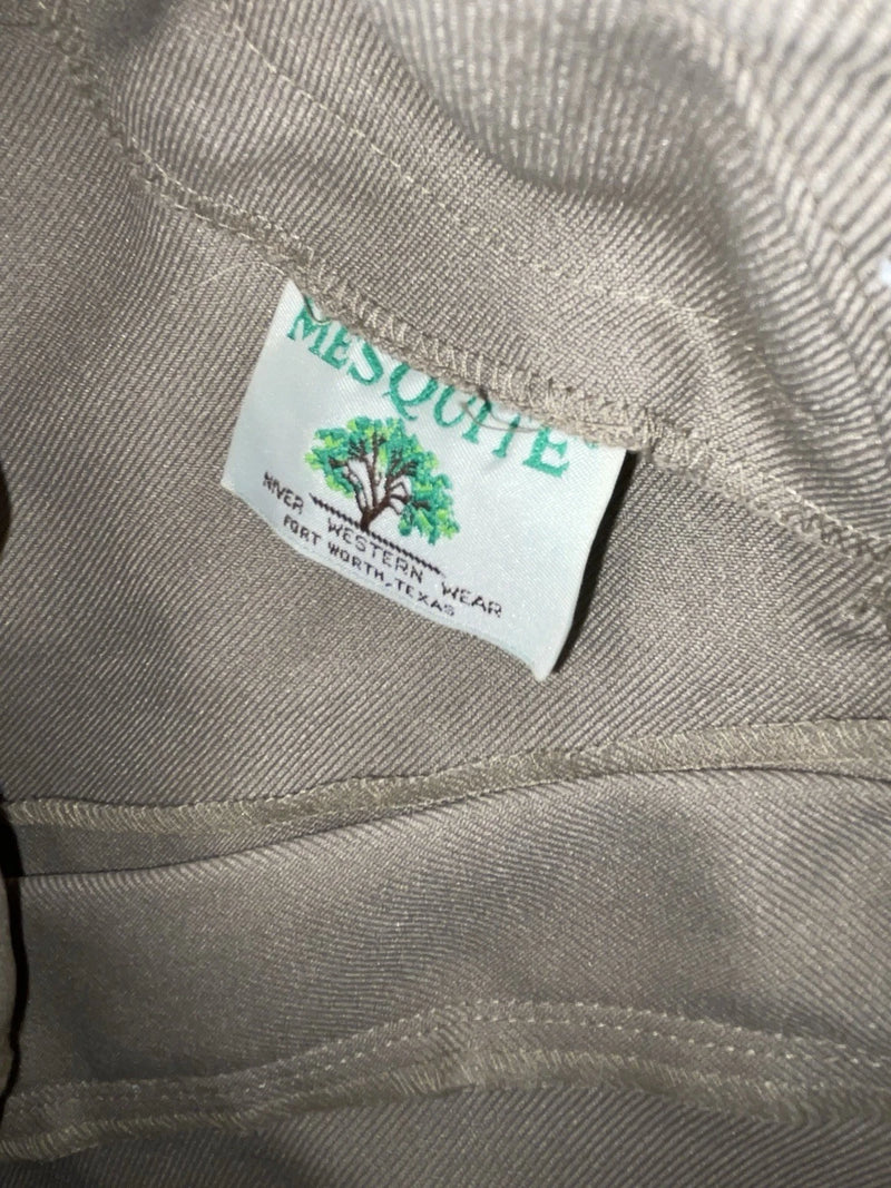 New Vintage Beige Mesquite Polyester Pants #5515 VV-110