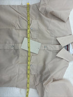 New Kids Denver Tan Long Sleeve Pearl Snap Size 18 CC-119