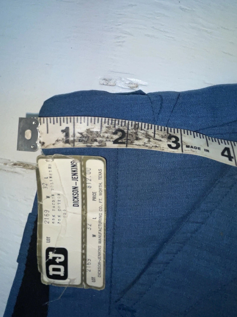 New Vintage Blue Dickson Jenkins Polyester Pants #2169 SS-45