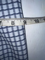 New Vintage Blue Checkered Polyester Pants #5450087 NN-153