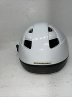 New Women’s White Pro Lite English Riding Helmet. 1056 Large. 12-84