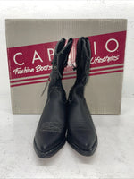 New Women’s Black Capezio Cowboy Boots. L 840 7 M. 18-116