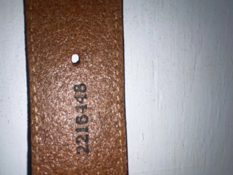 New Brown Genuine Leather Nocona Weaved And Pendent 46” Belt #2216448 NN-142