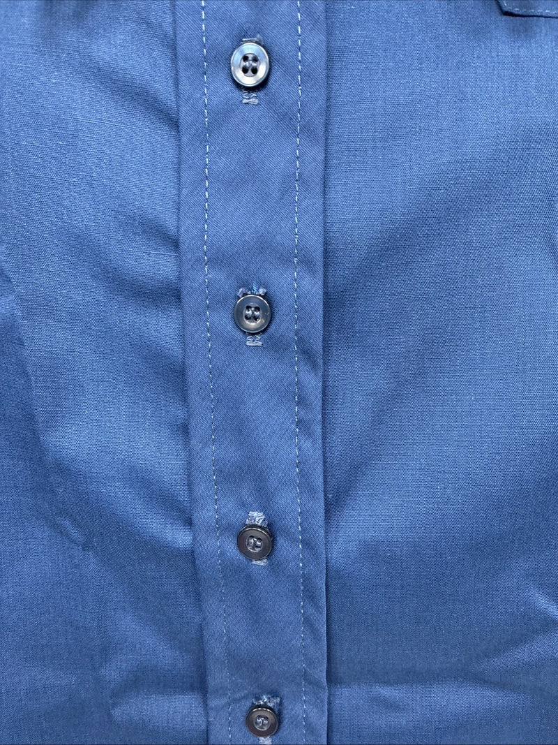 New Boys Fenton Navy Blue Long Sleeve Button Up Size 6 DD-131
