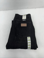 New Men’s Black Cowboy Cut Wrangler Relaxed Fit Denim Jeans. 15/16x34 I-9