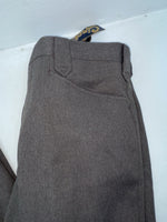 New Vintage Gray Circle S Polyester Pants #CP4768 OO-102