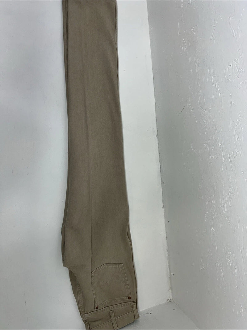 Nw Men’s Tan Cowboy Cut Slim Fit Wrangler Jeans. 11x36 G-3