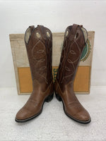 New Women’s Brown Texas Brand Cowboy Boots. B 191 4.5 4 1/2 B. 2-61