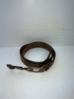 New Brown Genuine Leather Chambers 34” Belt #JC679 Z-125
