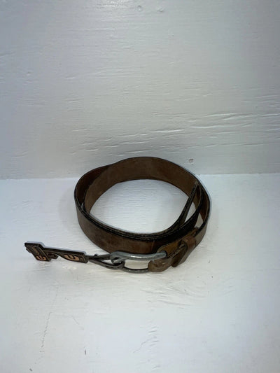 New Brown Genuine Leather Chambers 34” Belt #JC679 Z-125