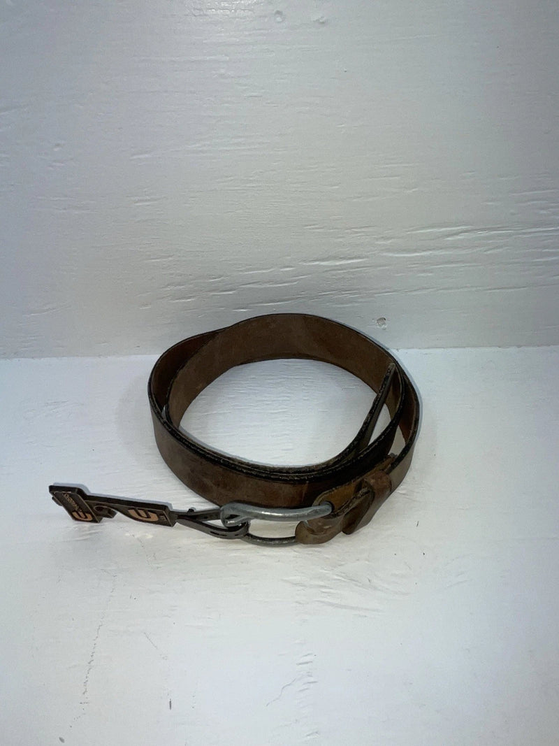 New Brown Genuine Leather Chambers 34” Belt #JC679 Z-125