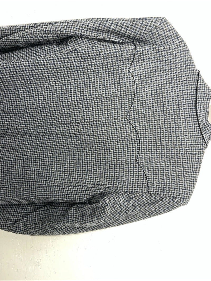 New Men’s Pioneer Wear Blue Plaid Suit Jacket 44 #12504 X-603