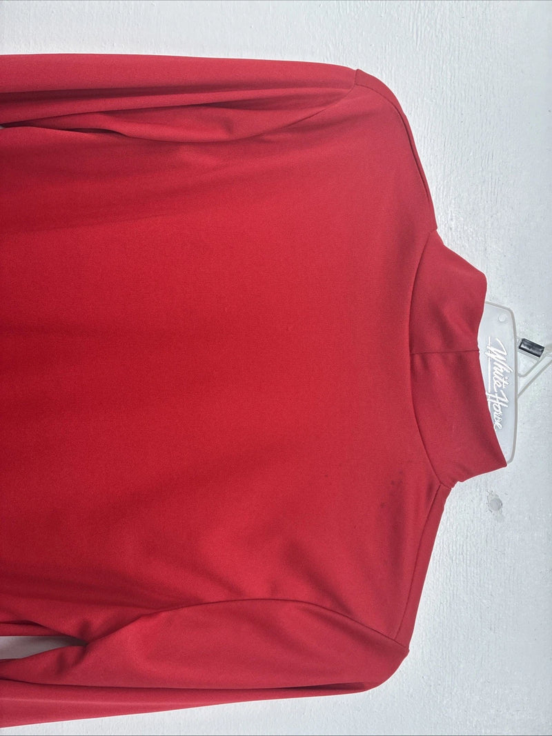 New Glassy Kowgirls Red Gem Long Sleeve Show Shirt Medium TT-103